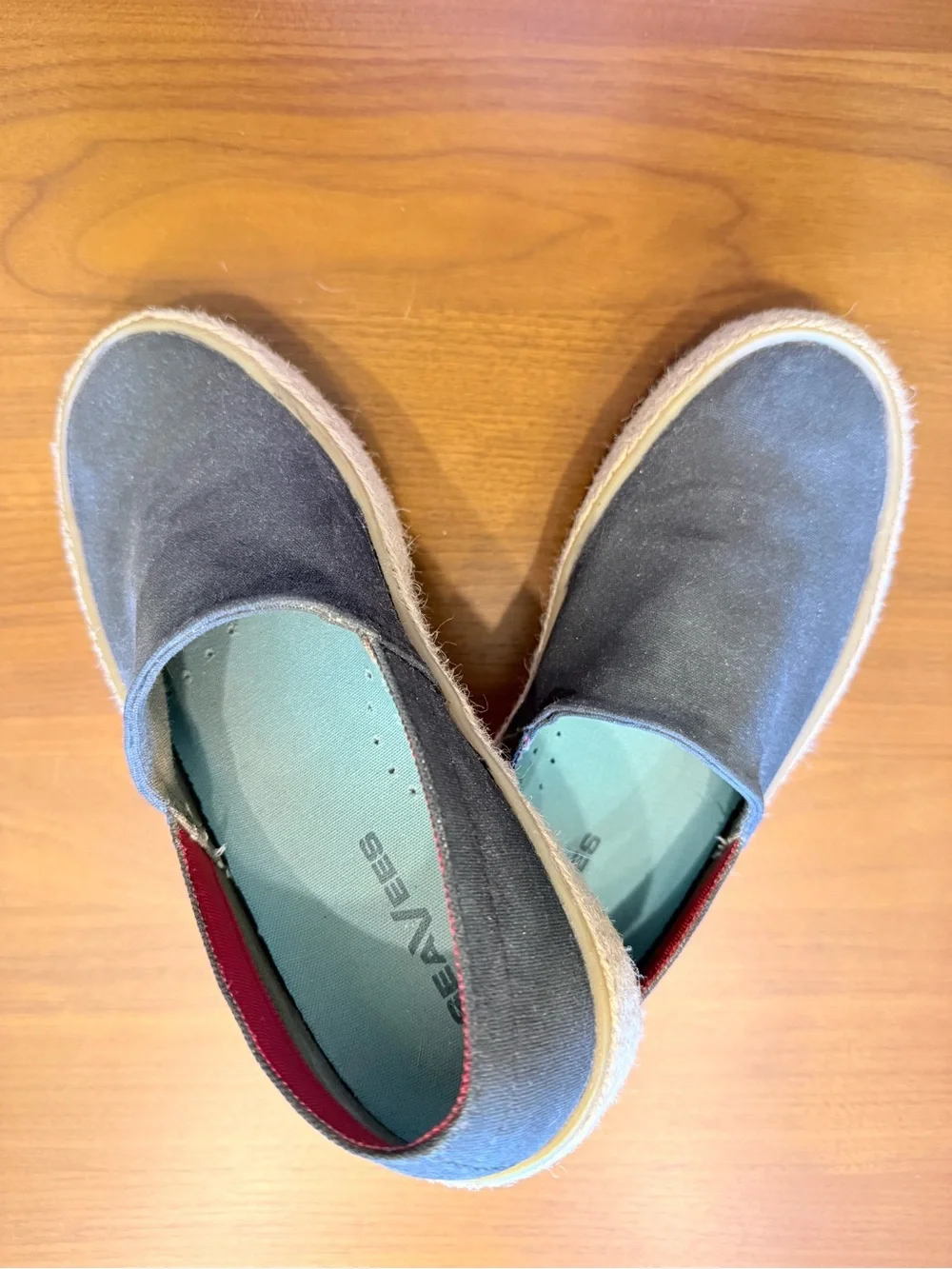 Seavee’s Oceanside High Espadrille Platform Slip-on Black Womens 8.5 EU 39.5